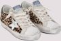 Golden Goose Luxe Leren Sneakers in Beige Bruin Zwart Multicolor Dames - Thumbnail 3