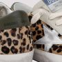 Golden Goose Luxe Leren Sneakers in Beige Bruin Zwart Multicolor Dames - Thumbnail 4