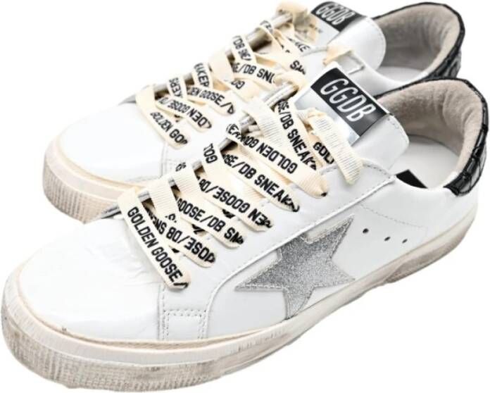 Golden Goose May White Black Sneakers Multicolor Dames