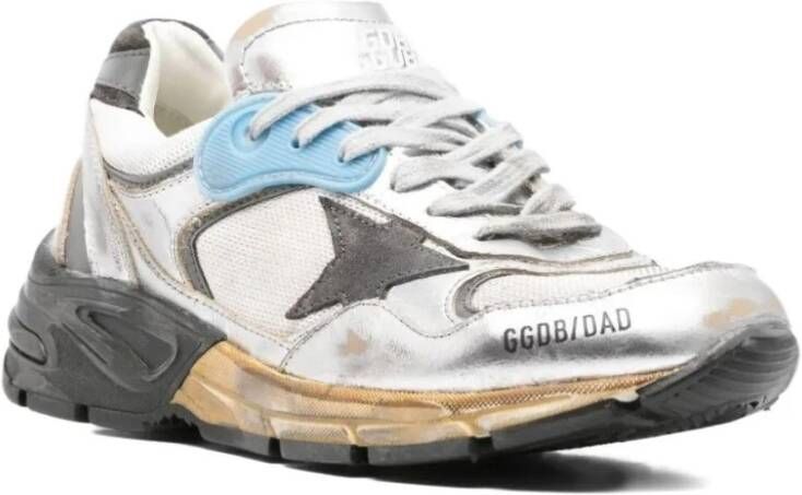 Golden Goose Mesh Panel Lace-Up Sneakers