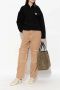 Golden Goose Zilver Paarse Witte Sneaker met Gebruikte Look Beige Dames - Thumbnail 4