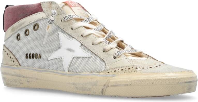 Golden Goose Mid Star hoge sneakers Beige Dames