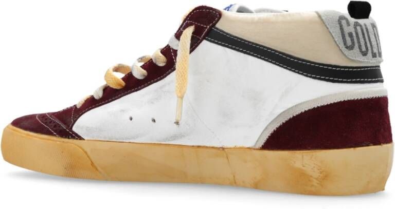 Golden Goose Mid Star hoge sneakers Wit Heren