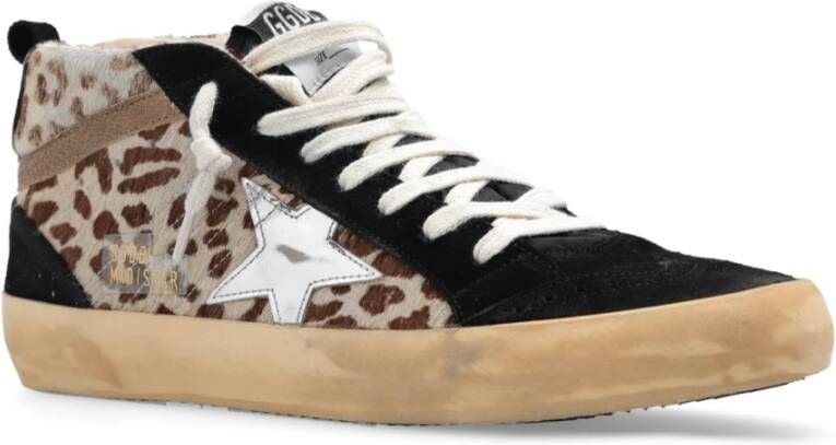 Golden Goose Mid Star hoge sneakers Zwart Dames