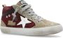 Golden Goose Low-Top Sneakers Mid Star Glitter Sneakers With Contrasting Star in rood - Thumbnail 7