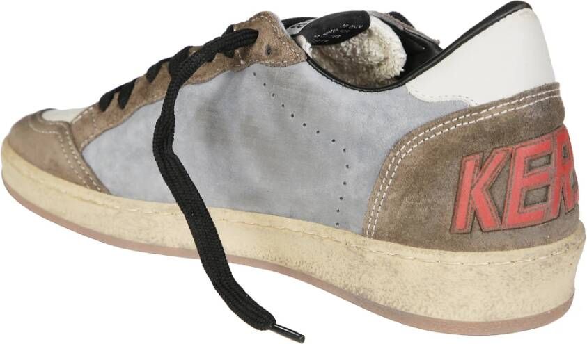 Golden Goose Nabuck Suede Ballstar Sneakers