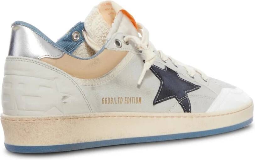 Golden Goose Parel Grijs Ballstar Sneakers