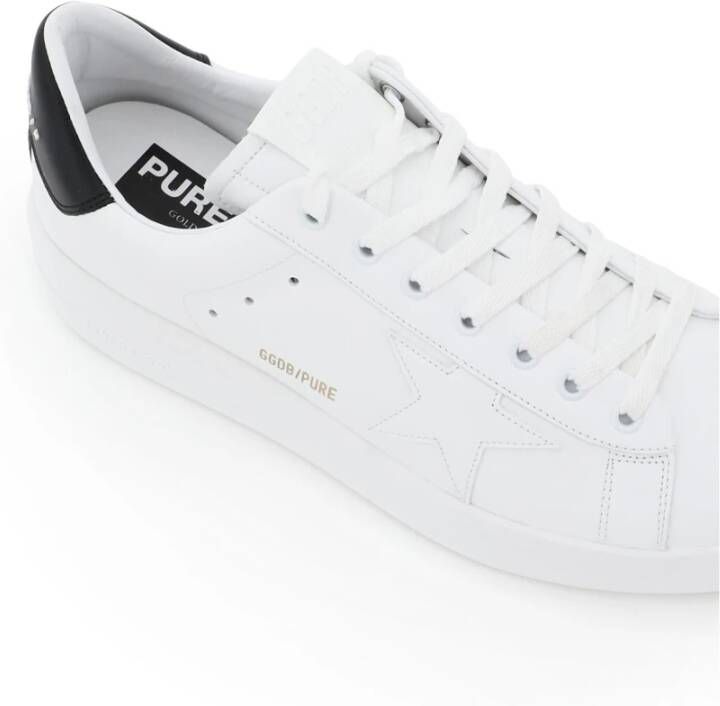 Golden Goose Pure Star Leren Sneakers White Heren