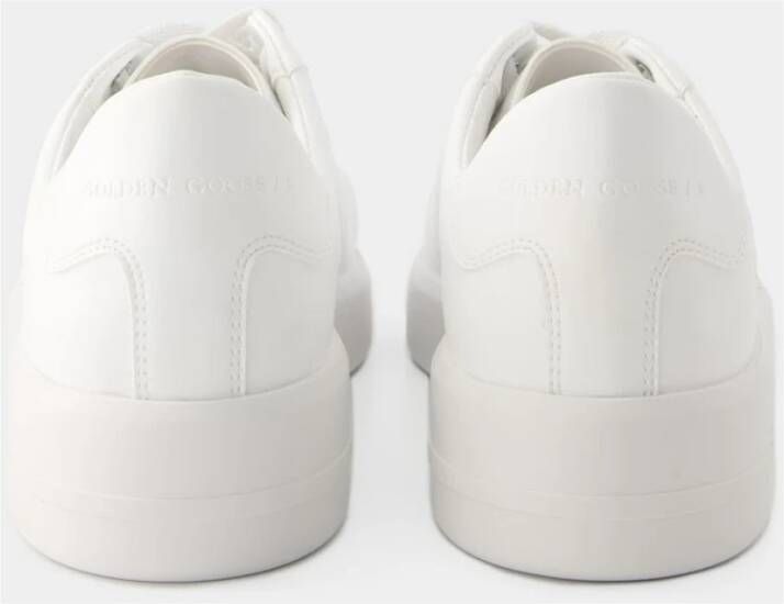 Golden Goose Pure Star Sneakers Leer Optic White Wit Heren