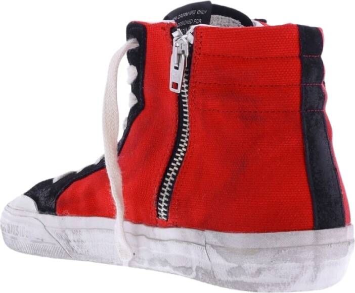 Golden Goose Rood Zwart Slide Sneaker Red Dames