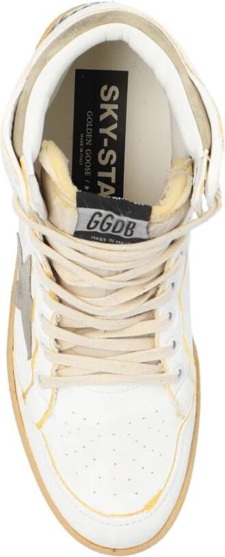 Golden Goose Sky Star hoge sneakers Wit Dames