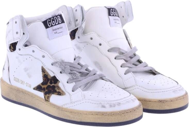 Golden Goose Nappa Upper Sky Star Sneakers Wit Dames