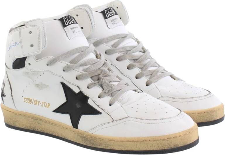 Golden Goose Sky Star Nappa Upper Sneakers Wit Heren