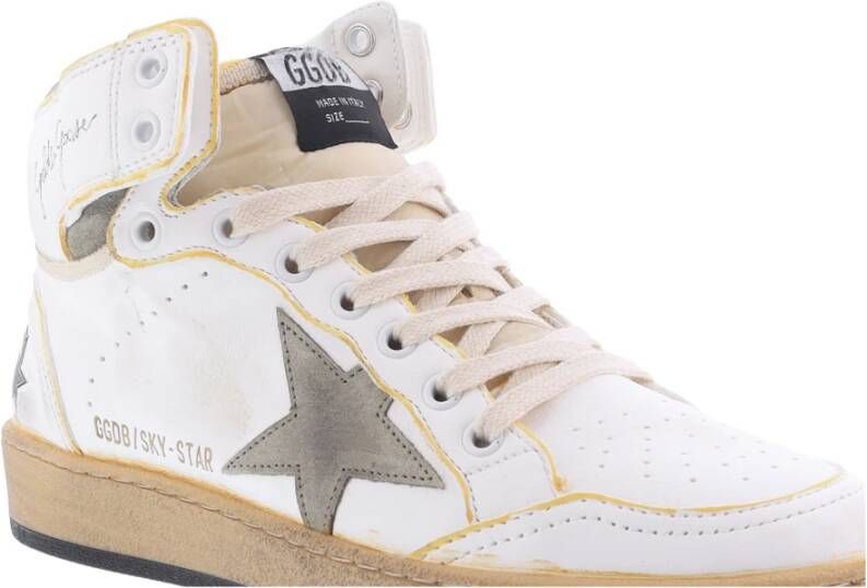 Golden Goose Sky Star Nappa Flats Wit Dames