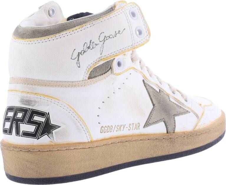 Golden Goose Sky Star Nappa Flats Wit Dames