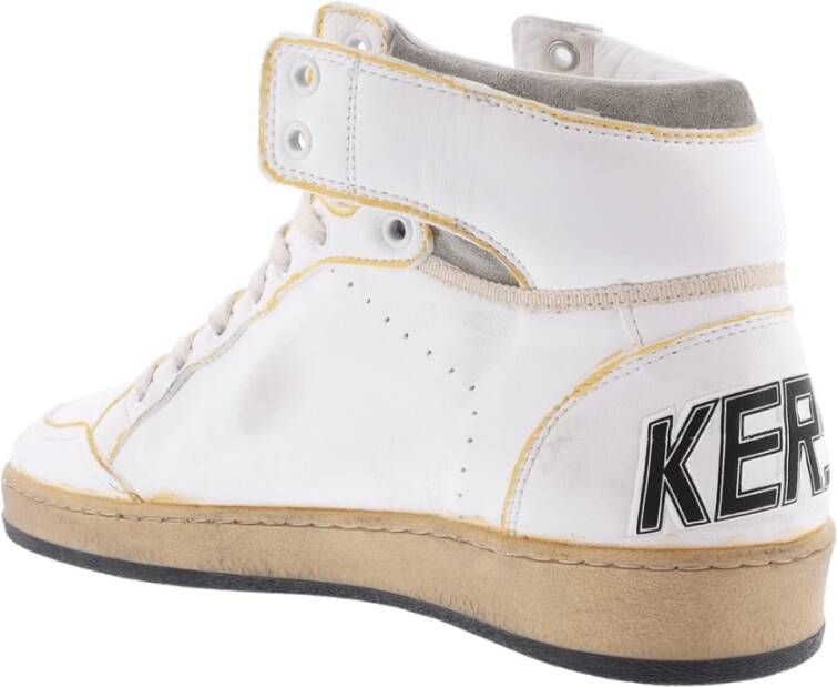 Golden Goose Sky Star Sneaker Wit Geel White Heren