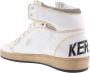 Golden Goose Wit Taupe Sky Star Nappa Suede Nylon Tong Wit Heren - Thumbnail 2