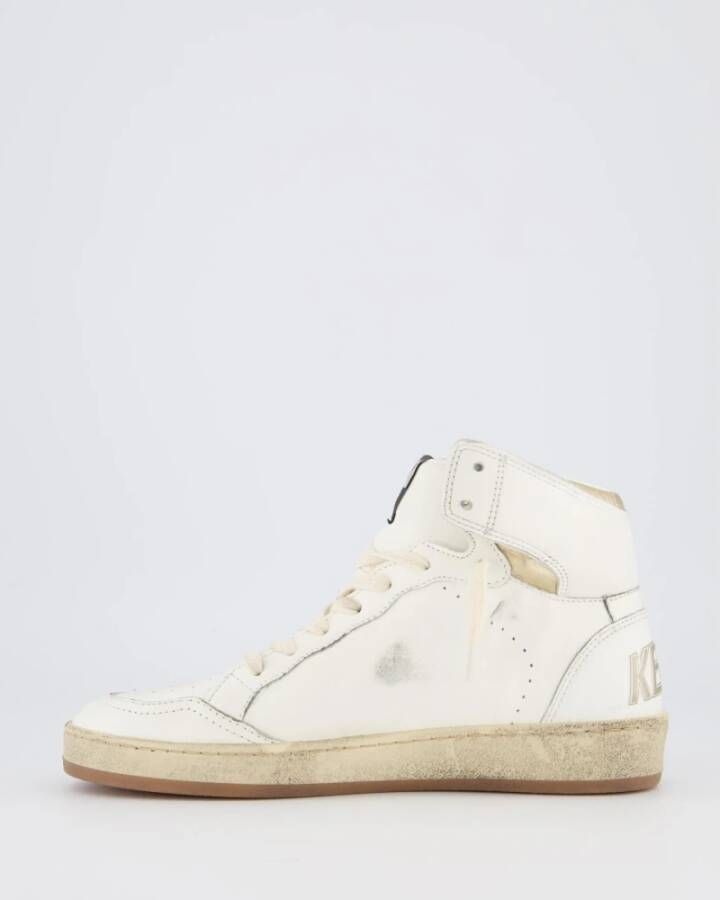 Golden Goose Sky Star Sneaker Wit Goud White Dames