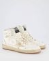 Golden Goose Sky Star Sneakers Gladde Kalfsleer Ronde Neus White Dames - Thumbnail 11