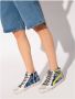 Golden Goose Low-Top Sneakers Dames Slide Satin With Hibiscus Crys in wit - Thumbnail 5
