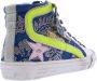 Golden Goose Low-Top Sneakers Dames Slide Satin With Hibiscus Crys in wit - Thumbnail 3