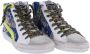 Golden Goose Low-Top Sneakers Dames Slide Satin With Hibiscus Crys in wit - Thumbnail 4