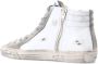 Golden Goose Slide Baskets in White Leather Wit Dames - Thumbnail 4