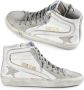 Golden Goose Slide Baskets in White Leather Wit Dames - Thumbnail 5