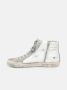 Golden Goose Slide Baskets in White Leather Wit Dames - Thumbnail 8