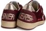 Golden Goose Fluweel- en Suède Sneakers in Bordeaux - Thumbnail 2