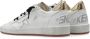 Golden Goose Zilveren Leren Sneakers Wit Zwart White Dames - Thumbnail 5
