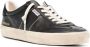 Golden Goose Zwarte leren vetersneakers rubberen zool Black Heren - Thumbnail 18