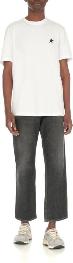 Golden Goose Leren Sneakers Gray Heren