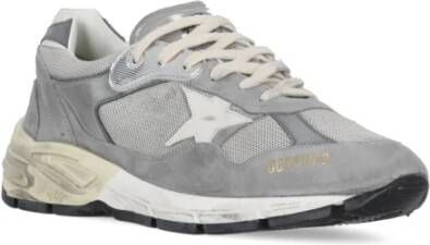 Golden Goose Leren Sneakers Gray Heren