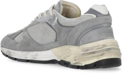 Golden Goose Leren Sneakers Gray Heren