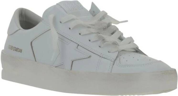 Golden Goose Sneakers met ster- en logodetail White Heren
