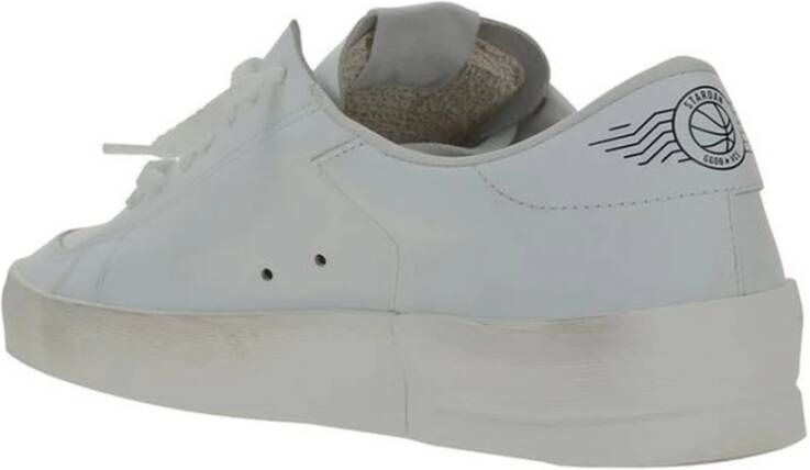 Golden Goose Sneakers met ster- en logodetail White Heren