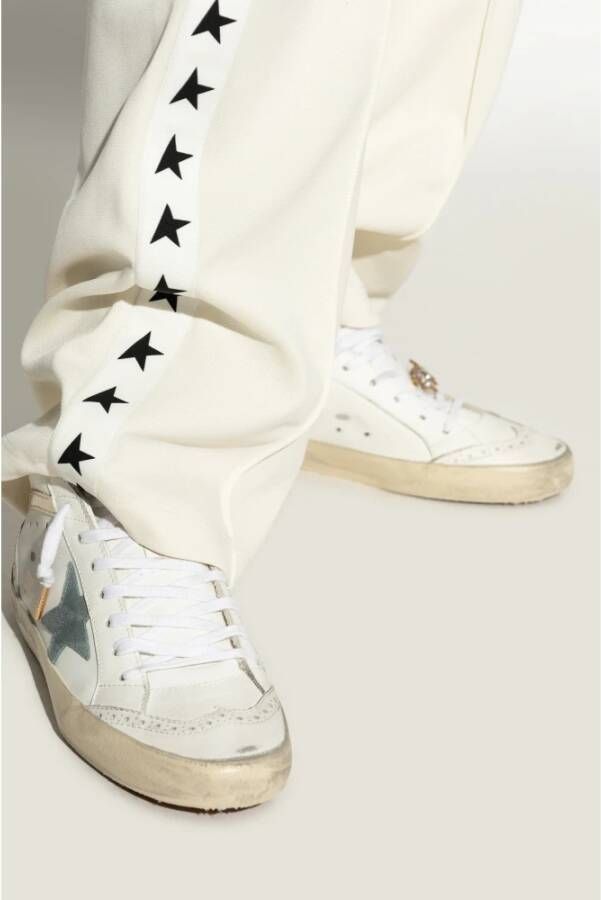 Golden Goose Sneakers Mid Star Classic White Dames