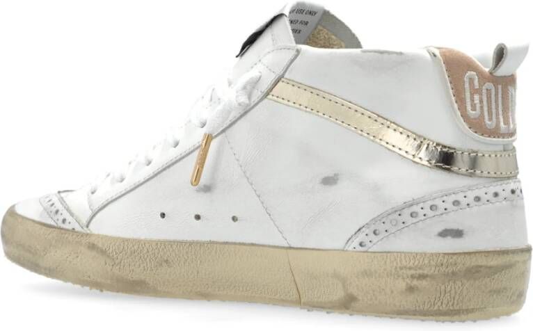 Golden Goose Sneakers Mid Star Classic White Dames
