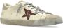 Golden Goose Sneakers Super-Star Met Lijst Gedrukte Ster Geborduurd Beige Heren - Thumbnail 9