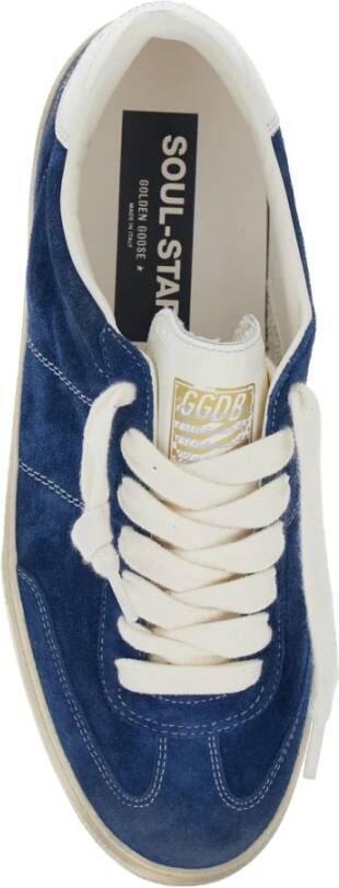 Golden Goose Sneakers van suède met leren details