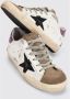 Golden Goose Glitter Ster Hak Leren Sneakers White Dames - Thumbnail 4