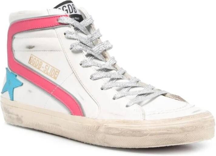 Golden Goose Witte Casual Slide Sneakers Multicolor Dames