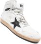 Golden Goose Sky-Star High-Top Lace-Up Sneakers Wit Heren - Thumbnail 10