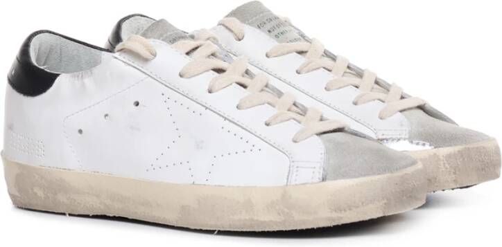 Golden Goose Italiaanse Leren Sneakers voor Dames Wit Dames