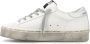 Golden Goose Witte Zilveren Leren Sneakers White Dames - Thumbnail 4