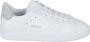 Golden Goose Witte Leren Sneakers met Glitterhak White Dames - Thumbnail 3