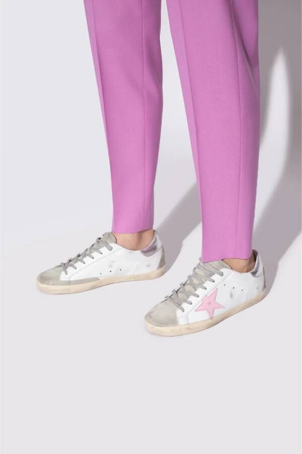 Golden Goose Stijlvolle Leren Sneakers Wit Dames