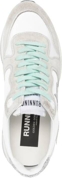 Golden Goose Verhoog je sneaker game met Swarovski Crystal Running Sole sneakers Wit Dames