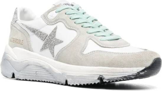 Golden Goose Verhoog je sneaker game met Swarovski Crystal Running Sole sneakers Wit Dames